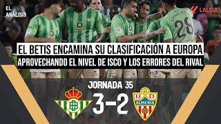 El ANÁLISIS del REAL BETIS 32 UD ALMERÍA  Pedro González [upl. by Jocelyne731]