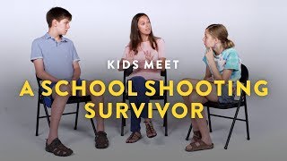 Kids Meet a School Shooting Survivor  Kids Meet  HiHo Kids [upl. by Casilda193]