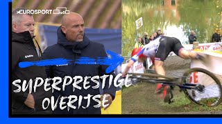 CycloCross Superprestige Overijse 2023  Crash On The Final Lap 😳  Mens Highlights  Eurosport [upl. by Arlen]