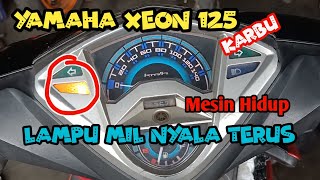 Lampu indikator check engine Yamaha Xeon 125 menyala terus [upl. by Ajile860]