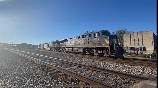 NS grain going through Austell GA fast [upl. by Werdnaed]