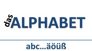 Deutsch das Alphabetthe German alphabet [upl. by Glantz]