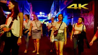 4K HDR Nightlife at Reeperbahn Redlight district Hamburg city Part 1 Germany 🇩🇪 2021 [upl. by Sofko]