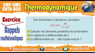 Rappels mathématiques exercice [upl. by Lavena506]