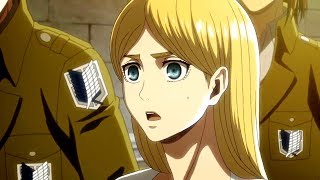 Historia punches Levi  Attack On Titan Season 3 episode 10 [upl. by Oivatco]