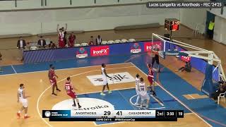 Lucas Langarita vs Anorthosis  Fiba Europe Cup 2425 [upl. by Netty831]