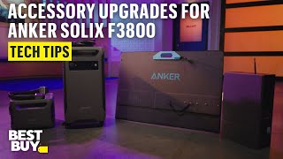 Optional Upgrades for the Anker SOLIX F3800 Portable Power Station – Tech Tips from Best Buy [upl. by Yrrab]