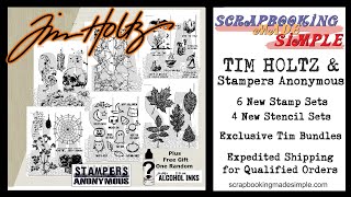 Tim Holtz 2023 Halloween Collection by Stampers Anonymous Exclusive Bundles Value Pricing Free Gift [upl. by Adidnac]