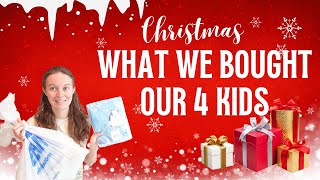 What Our 4 KIDS Are Getting for CHRISTMAS This Year [upl. by Aisitel]