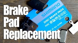 Shimano Disc Brake Pads  When and How to Replace  Hydraulic Brakes Maintenance [upl. by Alyos]