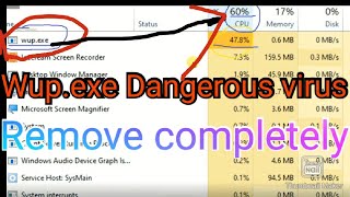 Wupexe dangerous virus remove completely from the window OS [upl. by Dyrrej590]