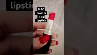 MAC powder kiss lipstick subscribe youtube viralshort [upl. by Juback491]