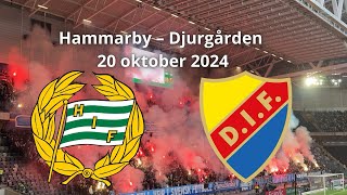 Hammarby – Djurgården 20 oktober 2024 [upl. by Eidnim]