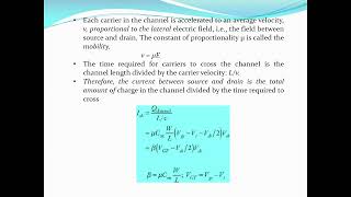 EC3552  VLSI amp Chip Design  Ideal and NonIdeal IV Characteristics of MOS Transistor [upl. by Donaugh210]