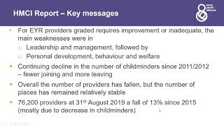 Early Years Alliance webinar Preparing for Ofsted Inspections in 2021 [upl. by Nylaret407]