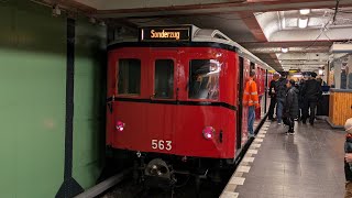 UBahn BerlinMitfahrt im C2 als Sonderzug von Seestraße bis Rathaus Steglitz [upl. by Merfe]