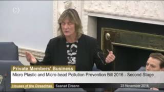 Grace OSullivan Conclusion on Microbead and Micro Plastics Bill [upl. by Atinar]