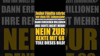 Rentenalter Deutschland 68  Jahre politik deutschland rente rentensystem änderungen [upl. by Enaols893]