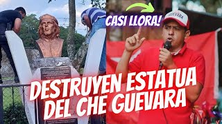 Bukele manda a DESTRUIR la Estatua del Che Guevara y Nuegadito puso el grito en el Cielo [upl. by Nonek351]