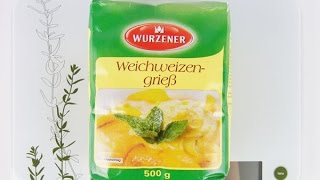 Das sind 100 Kalorien Weichweizengrieß  Grieß  Wurzener [upl. by Alyt]