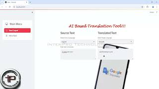 AI Based Language Translation tool  PYTHON  Final Year Project 2024 to 2025 [upl. by Parsaye]