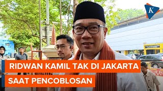 Nyoblos di Bandung Ridwan Kamil Tak di Jakarta Saat Pilkada [upl. by Ochs]