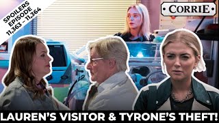 Coronation Street Spoilers Laurens New Visitor amp Tyrones Passport Theft  September 16 2024 [upl. by Ahsekyw158]