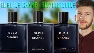 BLEU DE CHANEL EDT VS EDP VS PARFUM  BLEU DE CHANEL BUYING GUIDE  BEST BLEU DE CHANEL FLANKER [upl. by Naujal615]