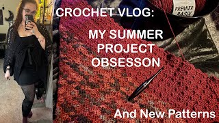 Crochet Vlog  Lets Catchs up Cocoon cardi and C2C Blanket [upl. by Boudreaux990]