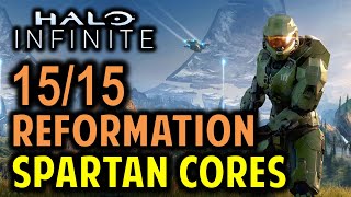 All 15 Reformation Spartan Cores Locations  Halo Infinite [upl. by Concoff]