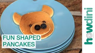 How to Make Pancakes in Fun Shapes for Kids [upl. by Annaj37]