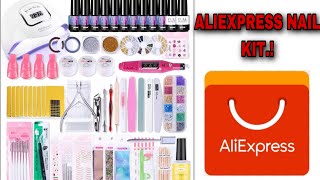 Bought A Nail kit from Aliexpress ALIEXPRESS NAIL KIT ALIEXPRESS NAIL HAUL UNBOXING [upl. by Pascia]