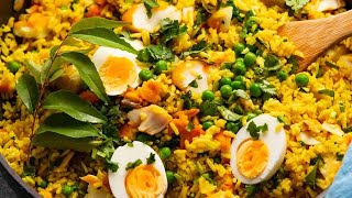 Kedgeree  English fish with curried rice [upl. by Ylime]