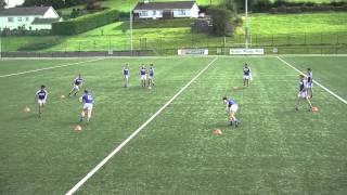 Gaelic Football handpass drill 10 [upl. by Annayhs]