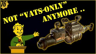 Fallout 76 PTS  Railway Rifle Nerf But Not Exactly  ChooChooers Gonna Hate and Love it [upl. by Blaire]