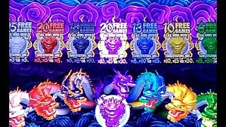 5 DRAGONS GOLD 1c SLOT MACHINE  FUN WINS ALL MYSTERY CHOICE BONUSES [upl. by Cornwell193]