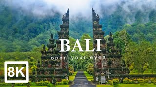 Bali in 8k ULTRA HD HDR  Paradise of Asia 60 FPS [upl. by Ahsrats436]