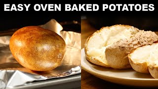 How To Cook Oven Baked Potatoes [upl. by Enirehtakyram431]