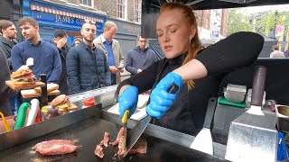 Best and Yummiest Steaks in London Street Food [upl. by Julissa691]