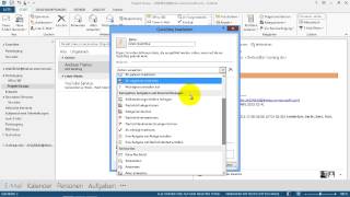 Outlook  QuickSteps  Regeln manuell ausführen [upl. by Zerlina152]