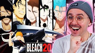 ARE WE GETTING A REMAKE  BLEACH 20th Anime Anniversary Official Trailer REACTION [upl. by Yssim819]