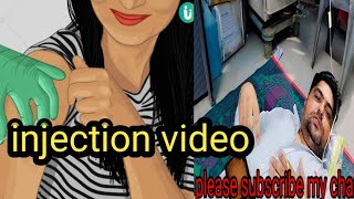 sadab ko lagi dripinjection vloginjection ka darpletlet hui kam injectionvlog injectionvideo [upl. by Litta]