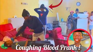 Coughing Blood Prank   Gone Right 😱 [upl. by Enamrahc]