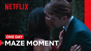 Ambika Mod and Leo Woodall Share a Moment in the Maze  One Day  Netflix Philippines [upl. by Ahsiyt]