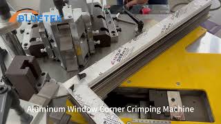 Aluminum window door corner crimping machine price [upl. by Errot698]