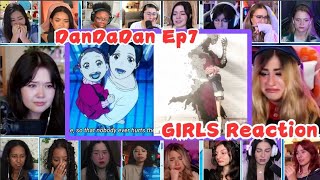 GIRLS Reaction DanDaDan Episode 7 Reaction Mashup [upl. by Tratner642]