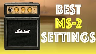 Marshall MS2MS4 Amp Settings PRESETS  THE OG PORTABLE GUITAR AMP [upl. by Renferd635]