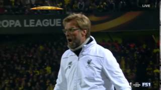 Jurgen Klopp reaction after Origis goal vs Borussia Dortmund [upl. by Baumbaugh]