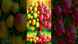 Easy and fast method for planting and growing hybrid apple and dragon fruit trees gardening [upl. by Akenat810]