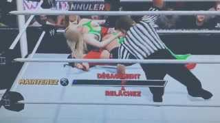 WWE2K15 AJ LEE VS SUMMER RAE  PS3 [upl. by Norit]